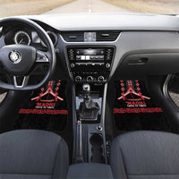 Toitu Te Tiriti Waitangi Car Mats Black Wharenui House - Polynesian Pride