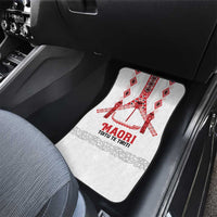 Toitu Te Tiriti Waitangi Car Mats White Wharenui House - Polynesian Pride