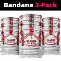 Toitu Te Tiriti Waitangi Neck Gaiter White Wharenui House - Polynesian Pride