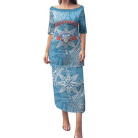 Personalised Tonga Apifo'ou College Family Matching Puletasi and Hawaiian Shirt Since 1865 Special Kupesi Pattern