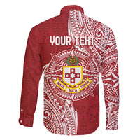 Personalised Kolisi Tonga Atele 142nd Anniversary Family Matching Summer Maxi Dress and Hawaiian Shirt Special Kupesi Pattern