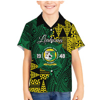 Personalised Tonga Liahona High School Family Matching Mermaid Dress and Hawaiian Shirt Since 1948 Special Kupesi Pattern