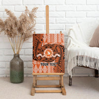 Personalised Tonga Tailulu College Canvas Wall Art Since 1967 Special Kupesi Pattern Version 2