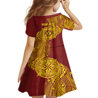 Personalised Tonga High School 77th Anniversary Family Matching Off The Shoulder Long Sleeve Dress and Hawaiian Shirt Special Kupesi Pattern LT9 - Polynesian Pride