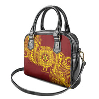 Personalised Tonga High School 77th Anniversary Shoulder Handbag Special Kupesi Pattern