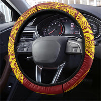 Tonga High School 77th Anniversary Steering Wheel Cover Special Kupesi Pattern