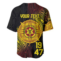 Personalised Tonga High School Baseball Jersey Since 1947 Special Kupesi Pattern LT9 - Polynesian Pride