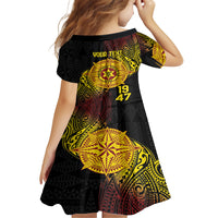 Personalised Tonga High School Family Matching Off Shoulder Maxi Dress and Hawaiian Shirt Since 1947 Special Kupesi Pattern