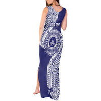 Personalised Tonga Tupou College Tolo 158th Anniversary Tank Maxi Dress Special Kupesi Pattern