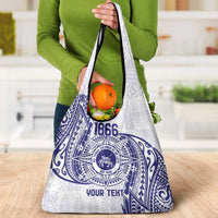Personalised Tonga Tupou College Tolo Grocery Bag Since 1866 Special Kupesi Pattern