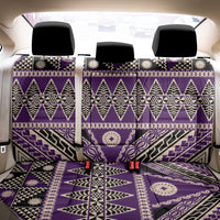 Vintage Bula Fiji Back Car Seat Cover Purple Tapa Masi Motif