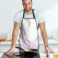 Polynesian Tribal Plumeria Lotu Tamaiti Apron Pastel Mauve - Polynesian Pride