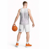 Polynesian Tribal Plumeria Lotu Tamaiti Basketball Jersey Pastel Mauve - Polynesian Pride