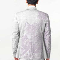 Polynesian Tribal Plumeria Lotu Tamaiti Blazer Pastel Mauve LT9 - Polynesian Pride