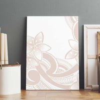 Polynesian Tribal Plumeria Lotu Tamaiti Canvas Wall Art Pastel Nude LT9 - Polynesian Pride