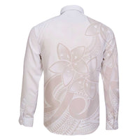 Polynesian Tribal Plumeria Lotu Tamaiti Family Matching Puletasi and Hawaiian Shirt Pastel Nude - Polynesian Pride
