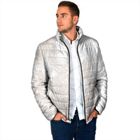 Polynesian Tribal Plumeria Lotu Tamaiti Padded Jacket Pastel Nude - Polynesian Pride