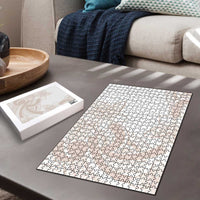 Polynesian Tribal Plumeria Lotu Tamaiti Puzzle Pastel Nude - Polynesian Pride