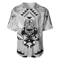2026 Autumn Rugby Nations New Zealand Custom Baseball Jersey White Kowhaiwhai Maori Tribal Taniko Motif