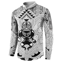2026 Autumn Rugby Nations New Zealand Custom Button Sweatshirt White Kowhaiwhai Maori Tribal Taniko Motif