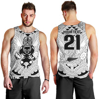 2026 Autumn Rugby Nations New Zealand Custom Men Tank Top White Kowhaiwhai Maori Tribal Taniko Motif