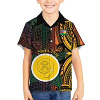 Personalised Shefa Day Hawaiian Shirt Happy June 18 Vanuatu Province LT14 - Polynesian Pride