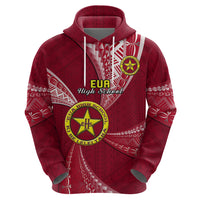 Custom Tonga Beulah College Hoodie Class of Year Tongan Ngatu Pattern LT14 - Polynesian Pride