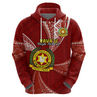 Custom Tonga Vavau High School Hoodie Tongan Ngatu Pattern LT14 - Polynesian Pride