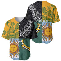 Personalised Rugby 2025 Championship Baseball Jersey Combination of Southern Hemisphere Countries - Polynesian Pride