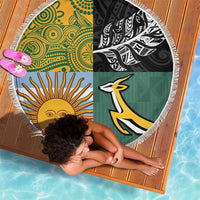 Rugby 2025 Championship Beach Blanket Combination of Southern Hemisphere Countries - Polynesian Pride