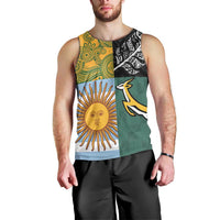 Personalised Rugby 2025 Championship Men Tank Top Combination of Southern Hemisphere Countries - Polynesian Pride