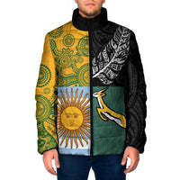 Personalised Rugby 2025 Championship Padded Jacket Combination of Southern Hemisphere Countries - Polynesian Pride