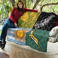 Rugby 2025 Championship Quilt Combination of Southern Hemisphere Countries - Polynesian Pride