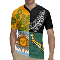 Personalised Rugby 2025 Championship Rugby Jersey Combination of Southern Hemisphere Countries - Polynesian Pride