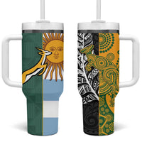 Rugby 2025 Championship Tumbler With Handle Combination of Southern Hemisphere Countries - Polynesian Pride