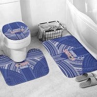 Manu Samoa Rugby 2026 Bathroom Set Samoan Pattern