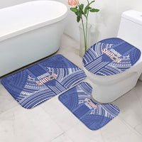 Manu Samoa Rugby 2026 Bathroom Set Samoan Pattern