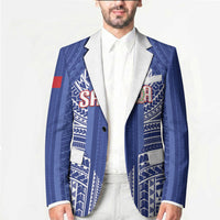 Custom Manu Samoa Rugby 2026 Blazer Samoan Pattern
