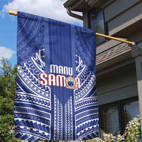 Manu Samoa Rugby 2026 Garden Flag Samoan Pattern