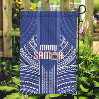 Manu Samoa Rugby 2026 Garden Flag Samoan Pattern