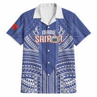 Custom Manu Samoa Rugby 2026 Hawaiian Shirt Samoan Pattern