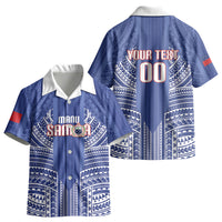 Custom Manu Samoa Rugby 2026 Kid Hawaiian Shirt Samoan Pattern