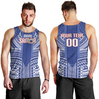Custom Manu Samoa Rugby 2026 Men Tank Top Samoan Pattern