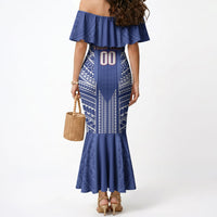 Custom Manu Samoa Rugby 2026 Mermaid Dress Samoan Pattern