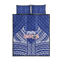Manu Samoa Rugby 2026 Quilt Bed Set Samoan Pattern