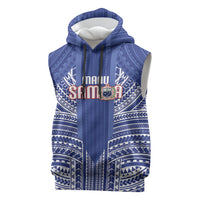 Custom Manu Samoa Rugby 2026 Sleeveless Hoodie Samoan Pattern