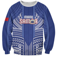 Custom Manu Samoa Rugby 2026 Sweatshirt Samoan Pattern