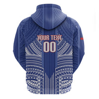 Custom Manu Samoa Rugby 2026 Zip Hoodie Samoan Pattern