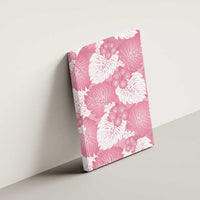 Pink Aloha Hawaii Canvas Wall Art Monstera Hibiscus Plumeria Seamless Vibes LT14 - Polynesian Pride