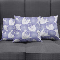 Purple Aloha Hawaii Pillow Cover Monstera Hibiscus Plumeria Seamless Vibes - Polynesian Pride